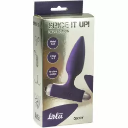 Анальная пробка с вибрацией Spice it up New Edition Glory Ultraviolet 8015-04lola