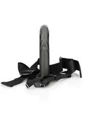 Страпон (фаллопротез) с ребристой подкрученной фактурой без мошонки - 8'' / 20 см