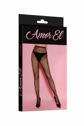 Эластичные колготки c рисунком в горошек Amor EL (S-L)