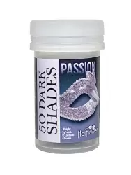 Лубрикант в виде двух шариков Hot Flowers 50 Tons Escuros с разогревающим эффектом, масляная основа, 6 грамм