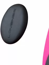 Носимый стимулятор клитора LOVENSE Ferri, управление через приложение, 7,4 см, 10 режимов, силикон, розовый с черным