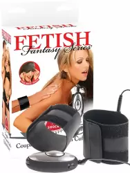 Наручники Shock Therapy для электростимуляции – черный