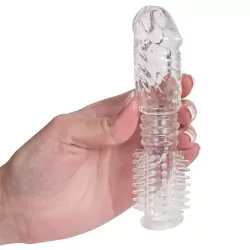 Насадка Silicon Sleeve с усиками у основания – прозрачная