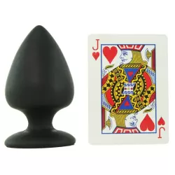 Анальная пробка Silicone Plump Plug – черный