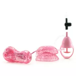 Помпа для клитора с вибрацией Butterfly Clitoral Pump