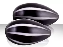 Вагинальные шарики из стекла Crystal Premium Glass - Black