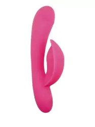 Перезаряжаемый вибратор Sidney с клиторальной и G-spot волновой стимуляцией – розовый