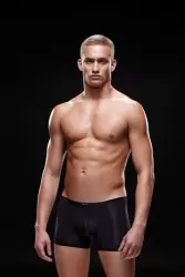 Мужские трусы боксеры Envy из микрофибры – черный, M/L