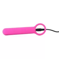 Перезаряжаемый мини-вибромассажер с кольцом Lust by Jopen L3.5 – розовый