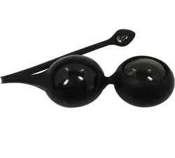 Набор сменных вагинальных шариков Ovo L1a с держателем – черный