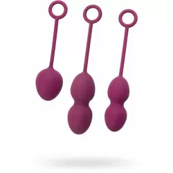Набор вагинальных шариков Svakom Nova Ball со смещенным центром тяжести - сливовый