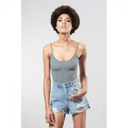 Узкий ошейник Maze Single Choker – коричневый