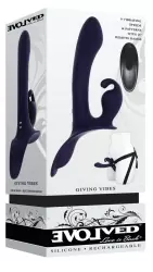 Страпон с вибрацией Giving Vibes