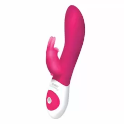 Ротационный вибромассажёр-кролик The Rabbit Company The Rotating Rabbit – малиновый