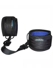 Неопреновые оковы Sitabella на липучках – черный с синим