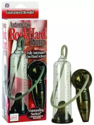 Автоматическая мужская помпа Automatic Rock Hard Pump – прозрачная
