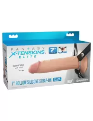 Страпон полый на ремнях 7