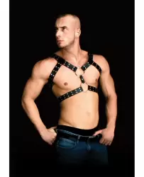 Бондаж для связывания из пвх Harness - Andreas - Black