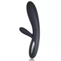 Двойной вибратор Lucas с интеллектуальным режимом, 48 часов без подзарядки – черный