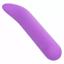 Изогнутый вибратор Bliss Liquid Silicone Mini G Vibe, 10,75 см, силикон, фиолетовый 