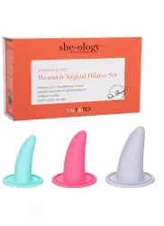 Набор расширителей She-ology, 3 размера, силикон, разноцветные