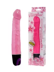 Цветной реалистичный мультискоростной вибратор Baile Vibrator – розовый