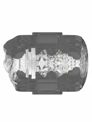 Реалистичный мастурбатор Fleshlight Quickshot Stoya, 11 см, анатомия реальной актрисы, прозрачный