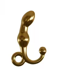 Анальный стимулятор Icicles Gold Edition G08 с вибрацией – золотой