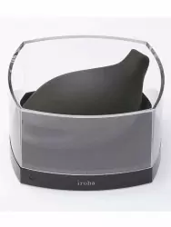 Необычный стимулятор клитора Iroha+ Yoru, 9,8 см, 3 режима, черный