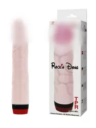 Реалистичный вибратор Rocking Dong с многоскоростной вибрацией – телесный