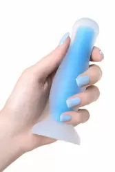 Анальная втулка светящаяся в темноте Beyond By Toyfa Namor Glow. Силикон, прозрачная, 12,5 см