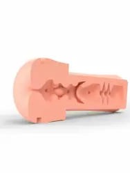 Реалистичный мастурбатор Mystim Opus E Anus, с электростимуляцией, 21,5 см, анус, телесный