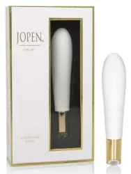 Элегантный перезаряжаемый вибромассажер Callie Vibrating Wand – белый