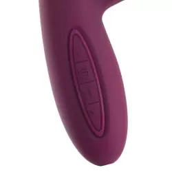 Двойной вибратор Lucas с интеллектуальным режимом, 48 ч без подзарядки – фиолетовый