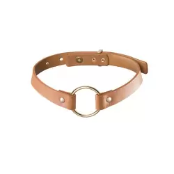 Узкий ошейник Maze Single Choker – коричневый