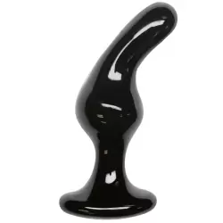 Анальная пробка из стекла Crystal Glass – черная