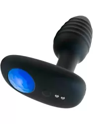Интерактивная анальная вибропробка Kiiroo OhMiBod Lumen, 10,1 см, силикон, черный