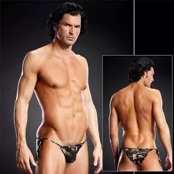 Мужские Side-Tie бикини BlueLine хаки – L/XL