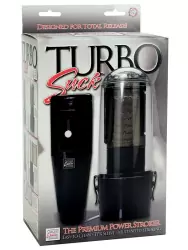 Мастурбатор с всасывающим эффектом Turbo Suck – черный