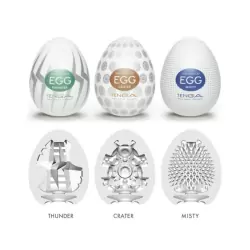 Мастурбатор-яицо Tenga Egg New Edition - прозрачный