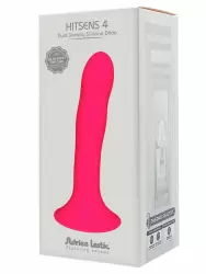 Нереалистичный фаллоимитатор Adrien lastic Hitsens 4, 17,5 см, силикон, розовый