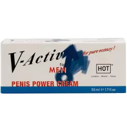 Стимулирующий крем Hot V-Activ для мужчин - 50 мл