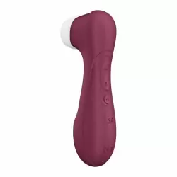 Клиторальный вибратор Satisfyer Pro 2 Generation 3 with Liquid Air, бордовый с белым