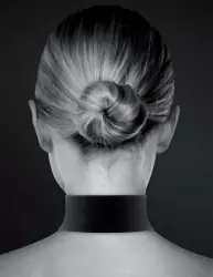 Элегантный чокер Concorde CHOKER LACET NOIR, со шнуровкой, 30 см, черный