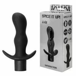 Анальная пробка с вибрацией Spice it up Satisfaction Black 8002-01lola