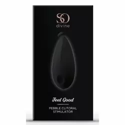 Мини-вибратор So Divine Feel Good Pebble Vibrator. Черный