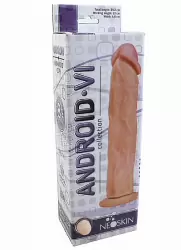 Большой фаллоимитатор NeoSkin Android-VI 8.9 на присоске – телесный