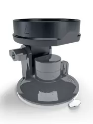 Крепление мастурбатора Mystim Captain Hook на стену, 9 см, черный