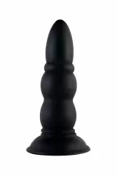 Большая анальная втулка 16 см TOYFA Black&Red – чёрный 