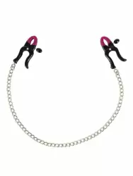 Элегантные зажимы на соски Orion Silicone Nipple Clamps, силикон, 52 см, черный
